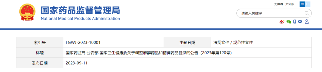依托咪酯列入第二類精神藥品目錄！依托咪酯檢測，勢在必行！